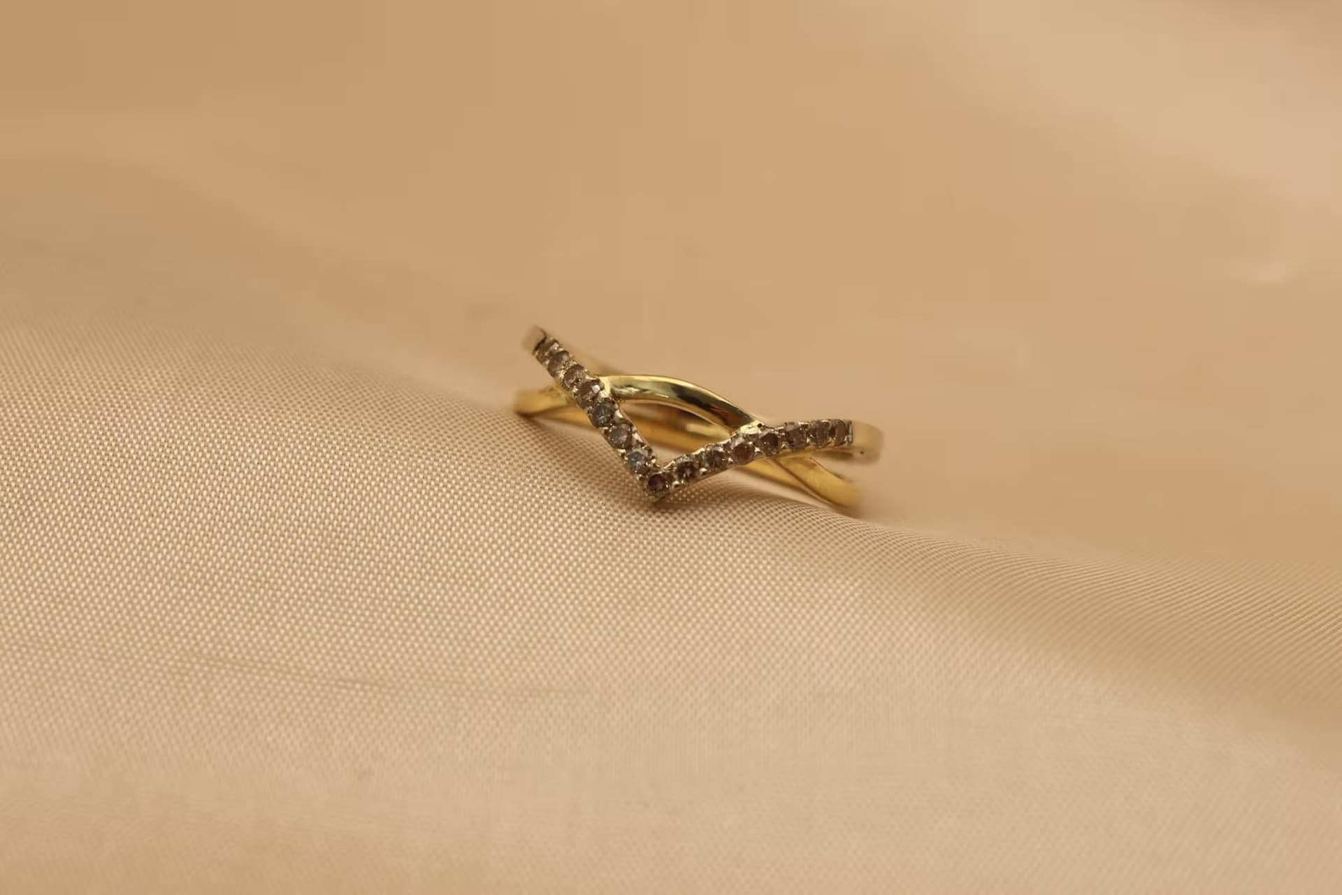 gouden ring met diamanten